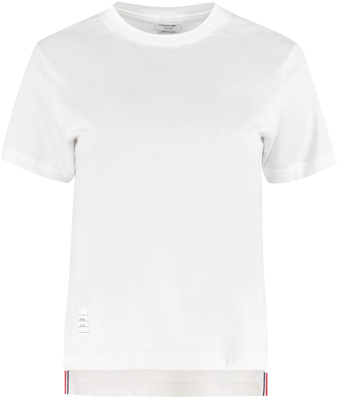 Thom Browne Cotton crew-neck T-shirt Wit