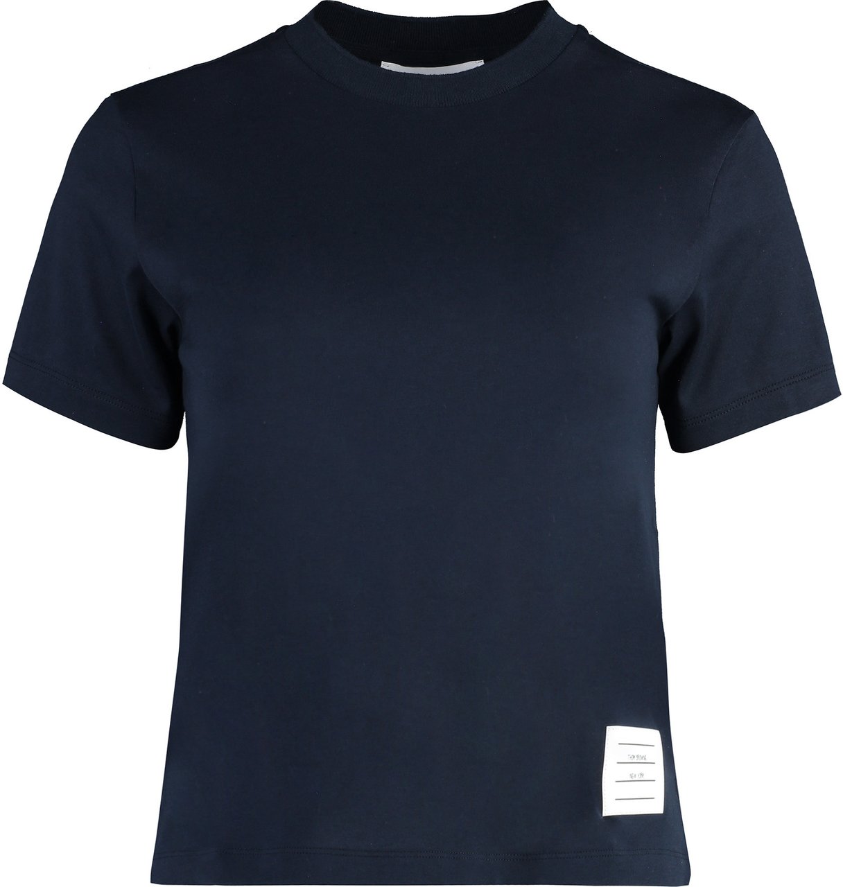 Thom Browne Cotton crew-neck T-shirt Navy