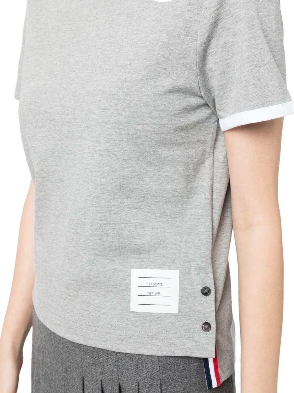 Thom Browne T-Shirts And Polos Grey Grijs