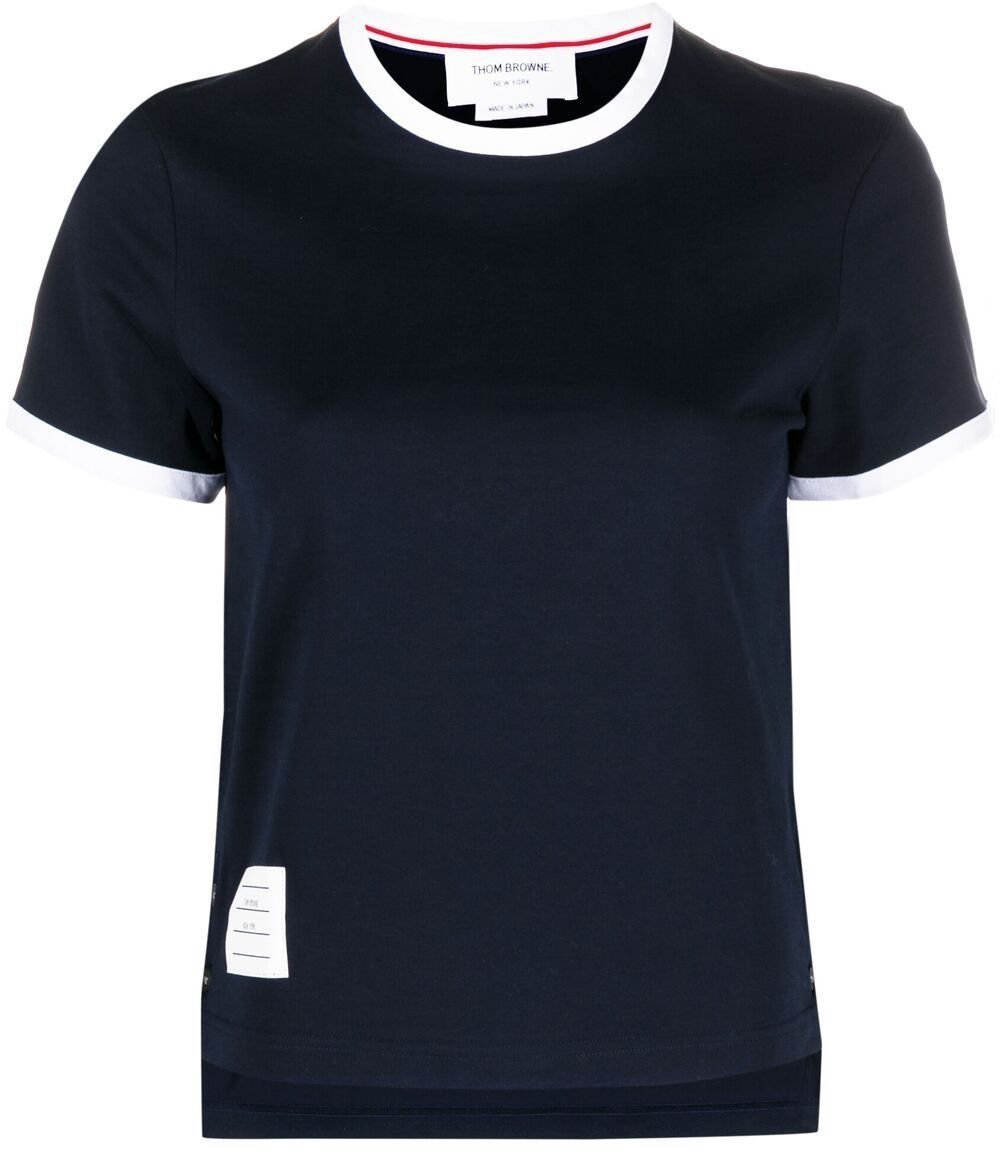 Thom Browne T-Shirts And Polos Blue Blauw