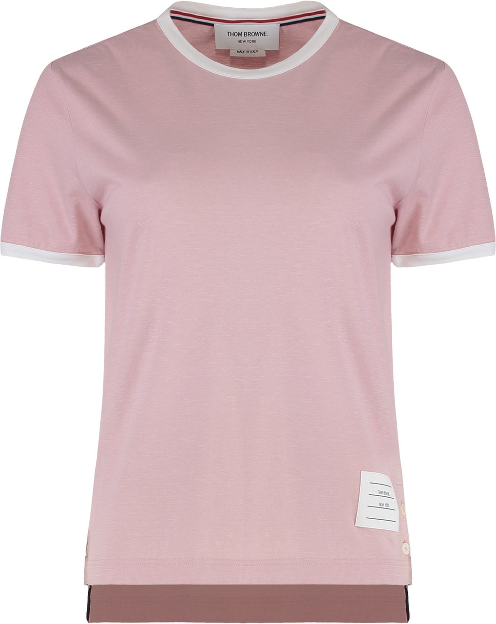 Thom Browne Cotton T-shirt Roze