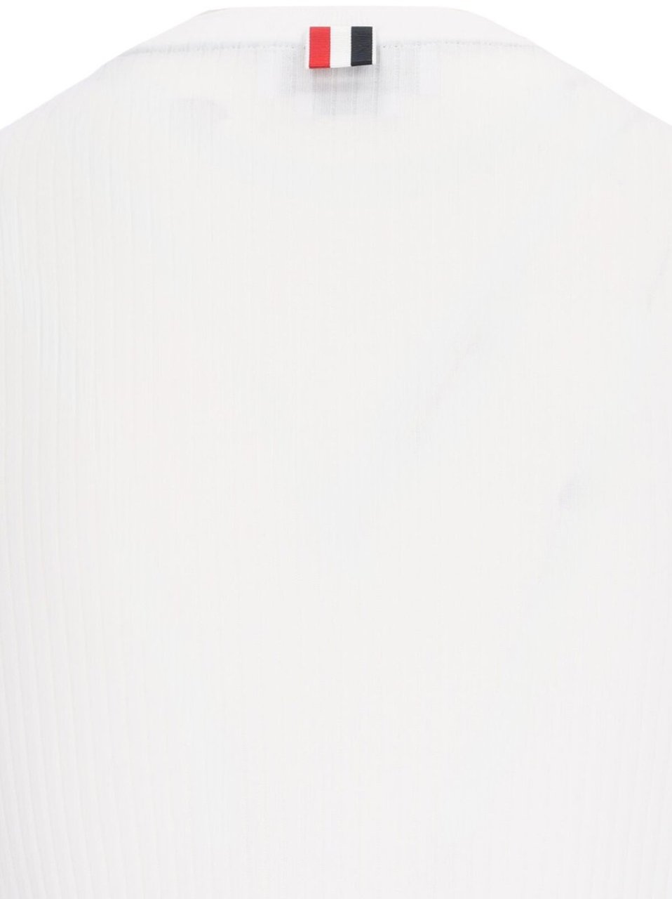 Thom Browne "Three Stripes" Logo T-Shirt – White Wit