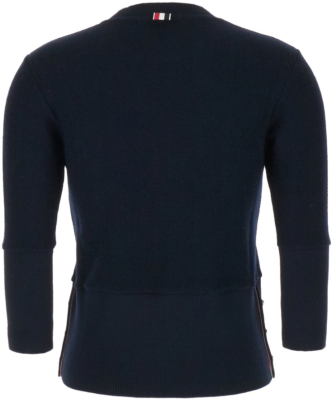 Thom Browne Thom Browne Navy blue wool sweater Blauw