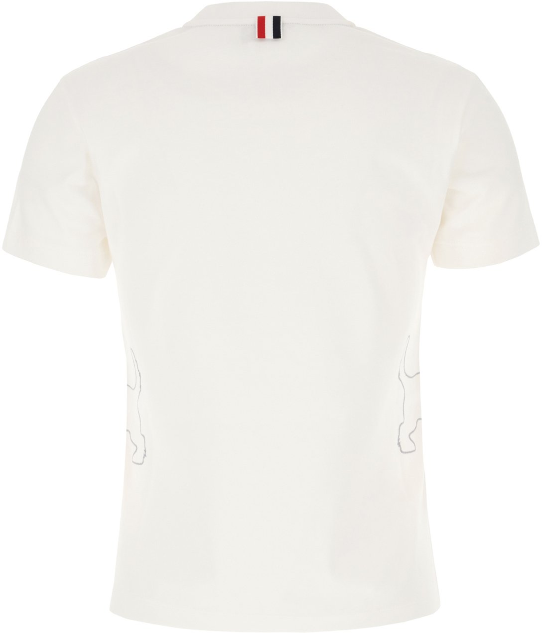 Thom Browne Thom Browne White cotton t-shirt Wit