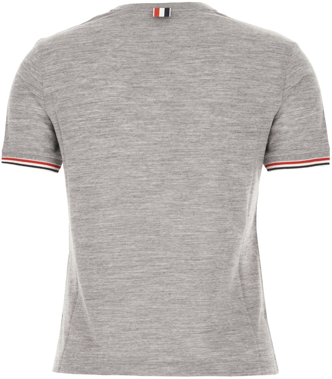 Thom Browne Grey wool blend t-shirt Grijs