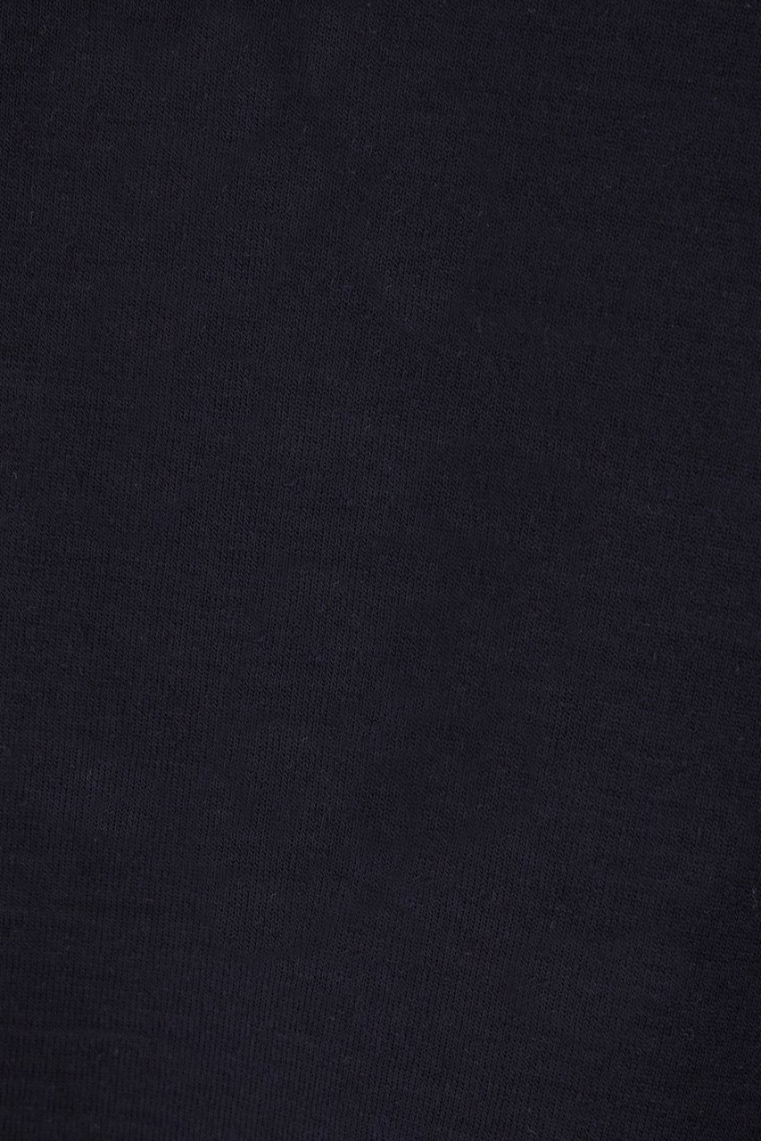 Thom Browne Blue navy wool blend t-shirt Blauw