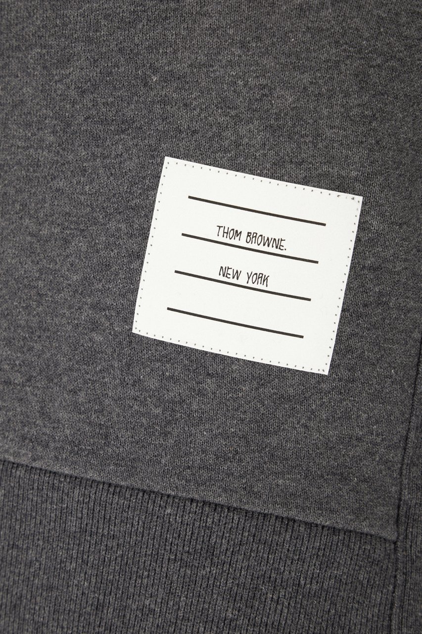 Thom Browne Thom Browne Dark grey cotton sweatshirt Grijs