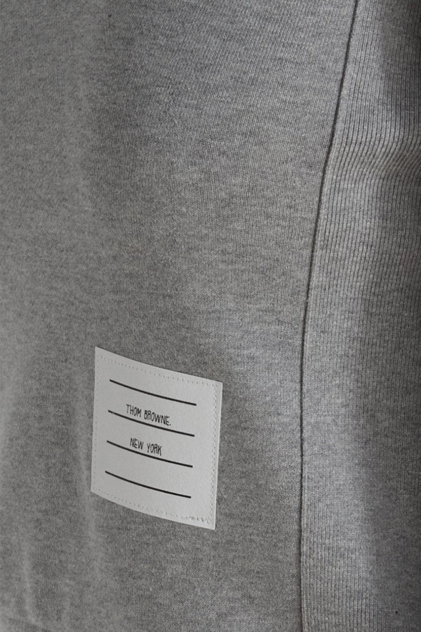 Thom Browne Thom Browne Melange grey cotton sweatshirt Grijs
