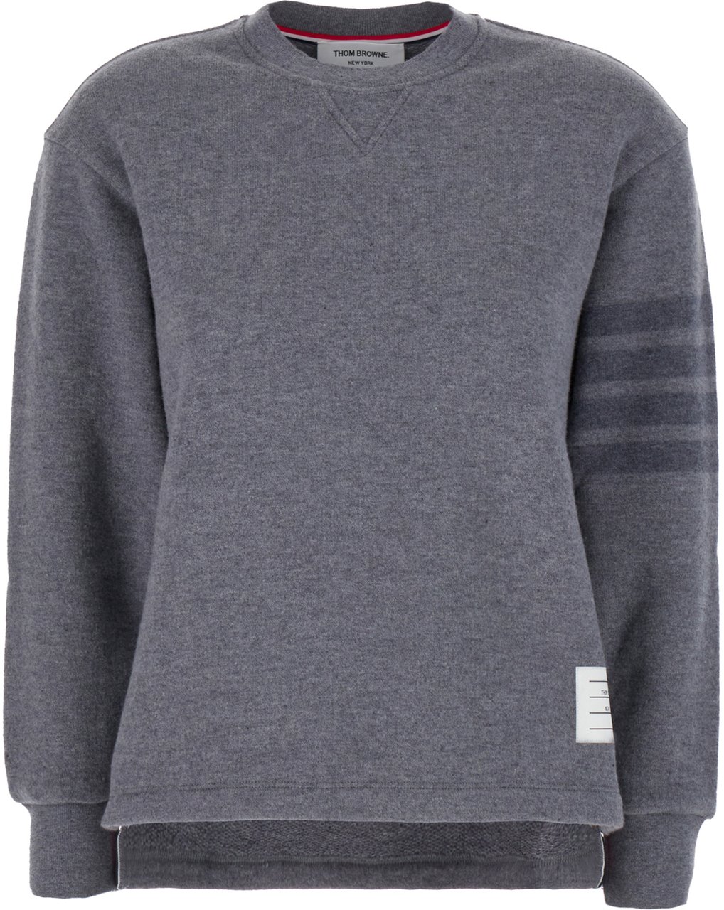 Thom Browne Thom Browne Grey wool oversize sweater Grijs
