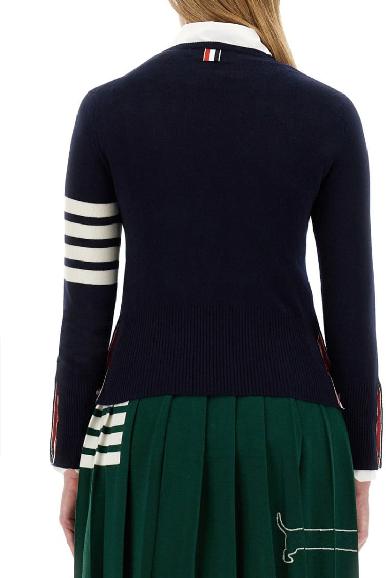 Thom Browne 4Bar Shirt Blauw