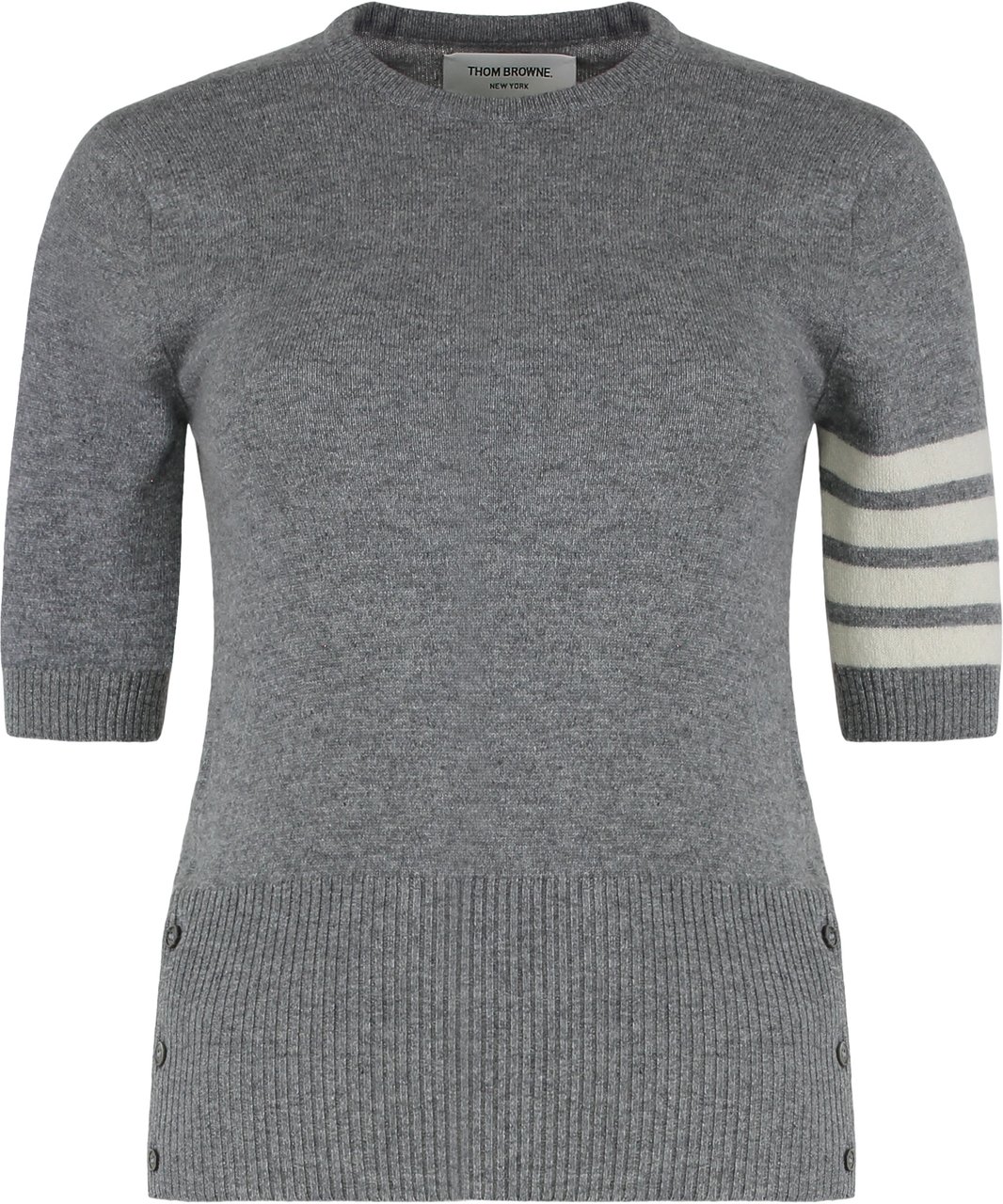 Thom Browne Short sleeve sweater Grijs