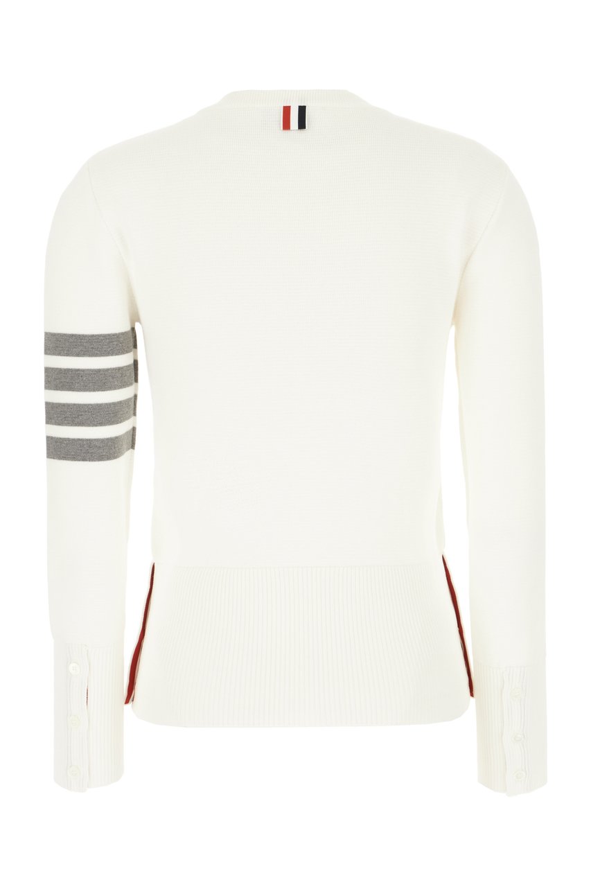 Thom Browne Thom Browne White cotton sweater Wit