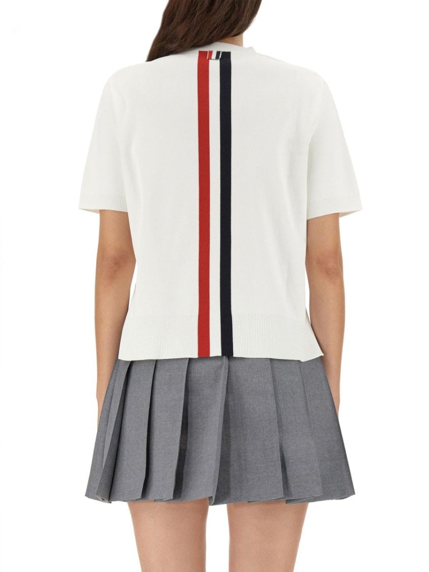 Thom Browne Boxy Fit T-Shirt Wit