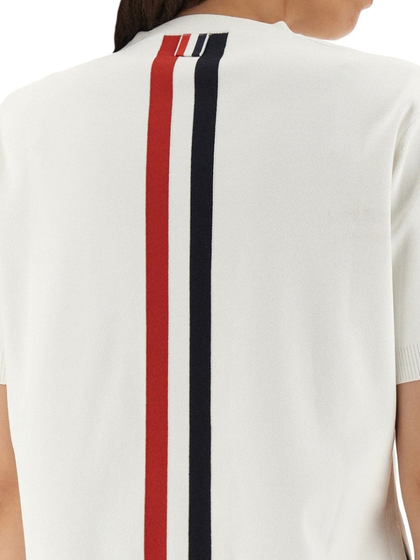 Thom Browne Boxy Fit T-Shirt Wit