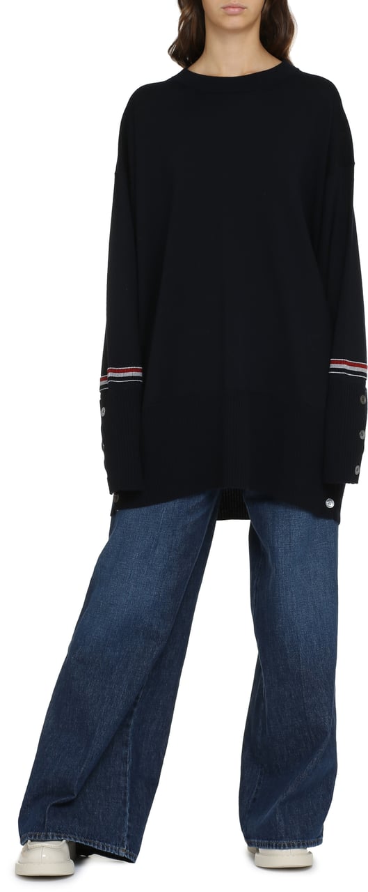 Thom Browne Merino wool sweater Navy