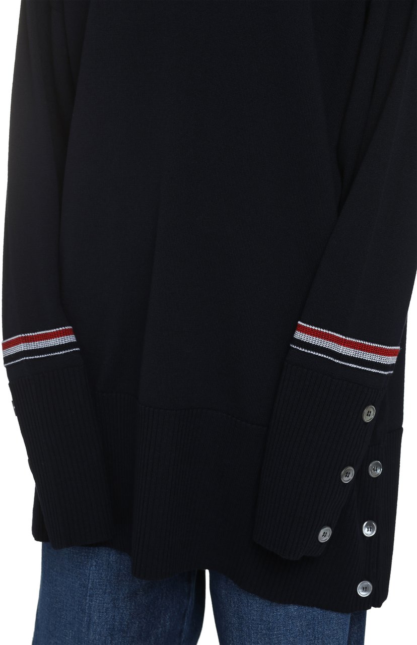 Thom Browne Merino wool sweater Navy