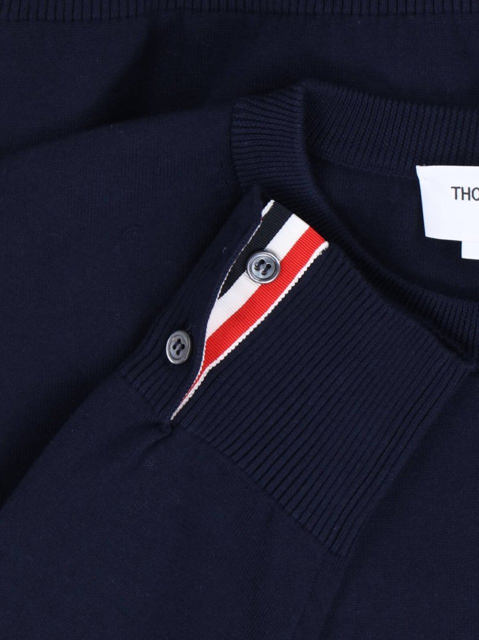 Thom Browne Logo Sweatshirt – Navy Blue Blauw