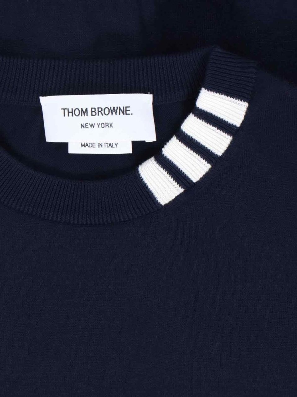 Thom Browne Logo Sweatshirt – Navy Blue Blauw