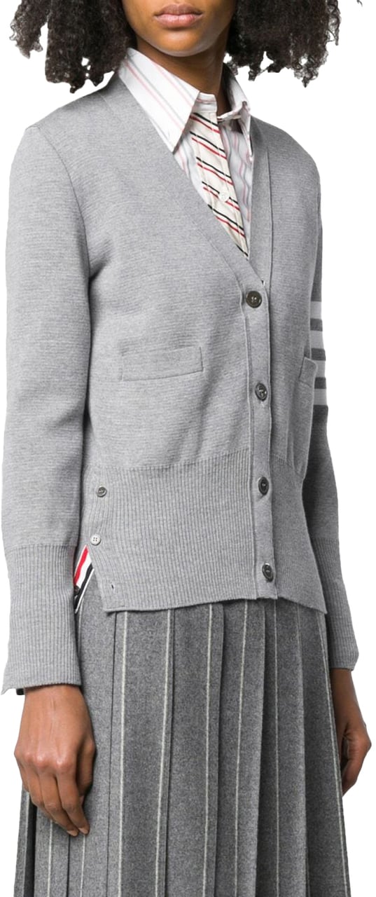 Thom Browne Sweaters Light Grey Grijs