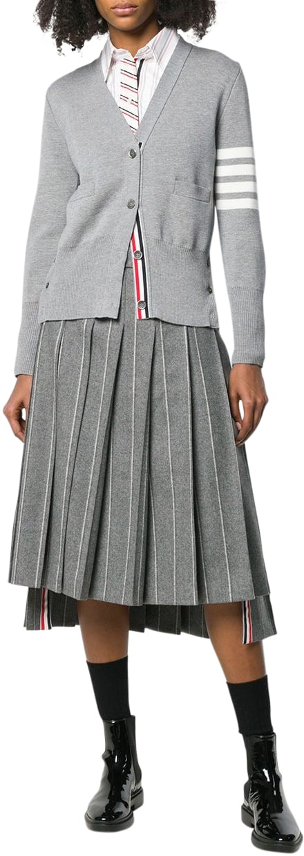 Thom Browne Sweaters Light Grey Grijs