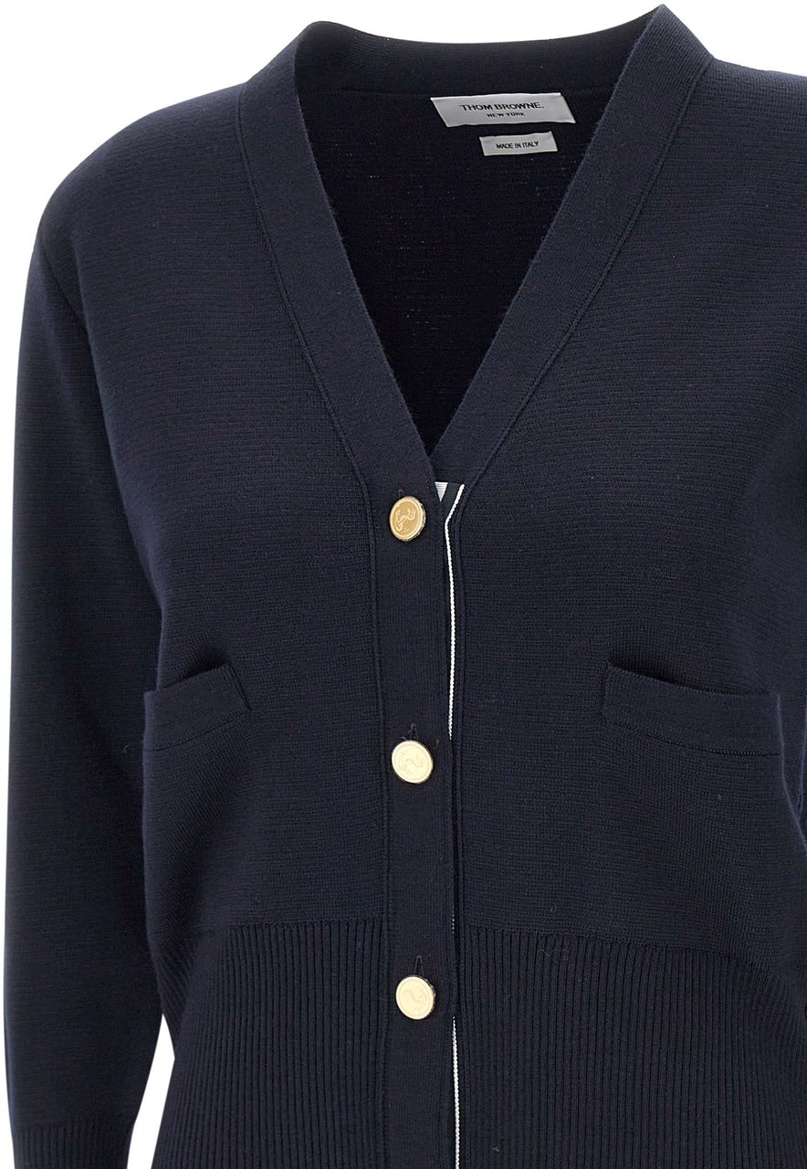 Thom Browne Sweaters Blue Navy