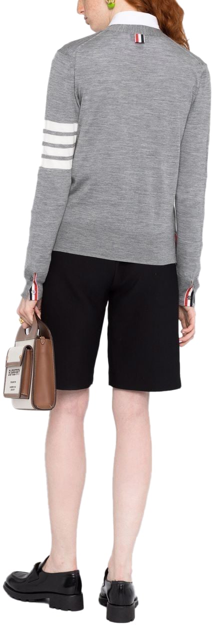 Thom Browne Sweaters Light Grey Grijs