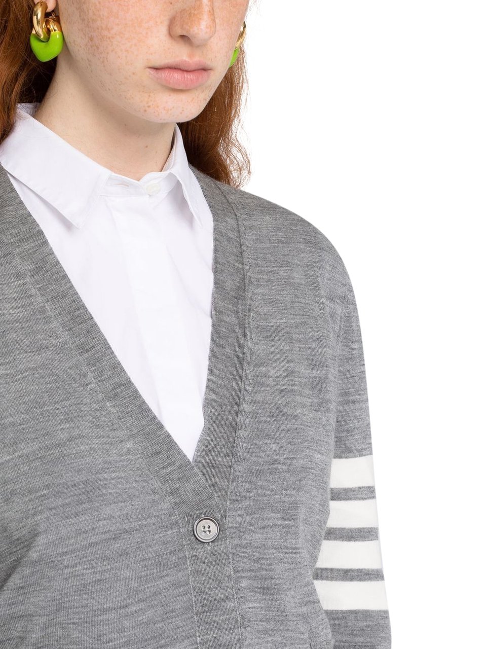 Thom Browne Sweaters Light Grey Grijs