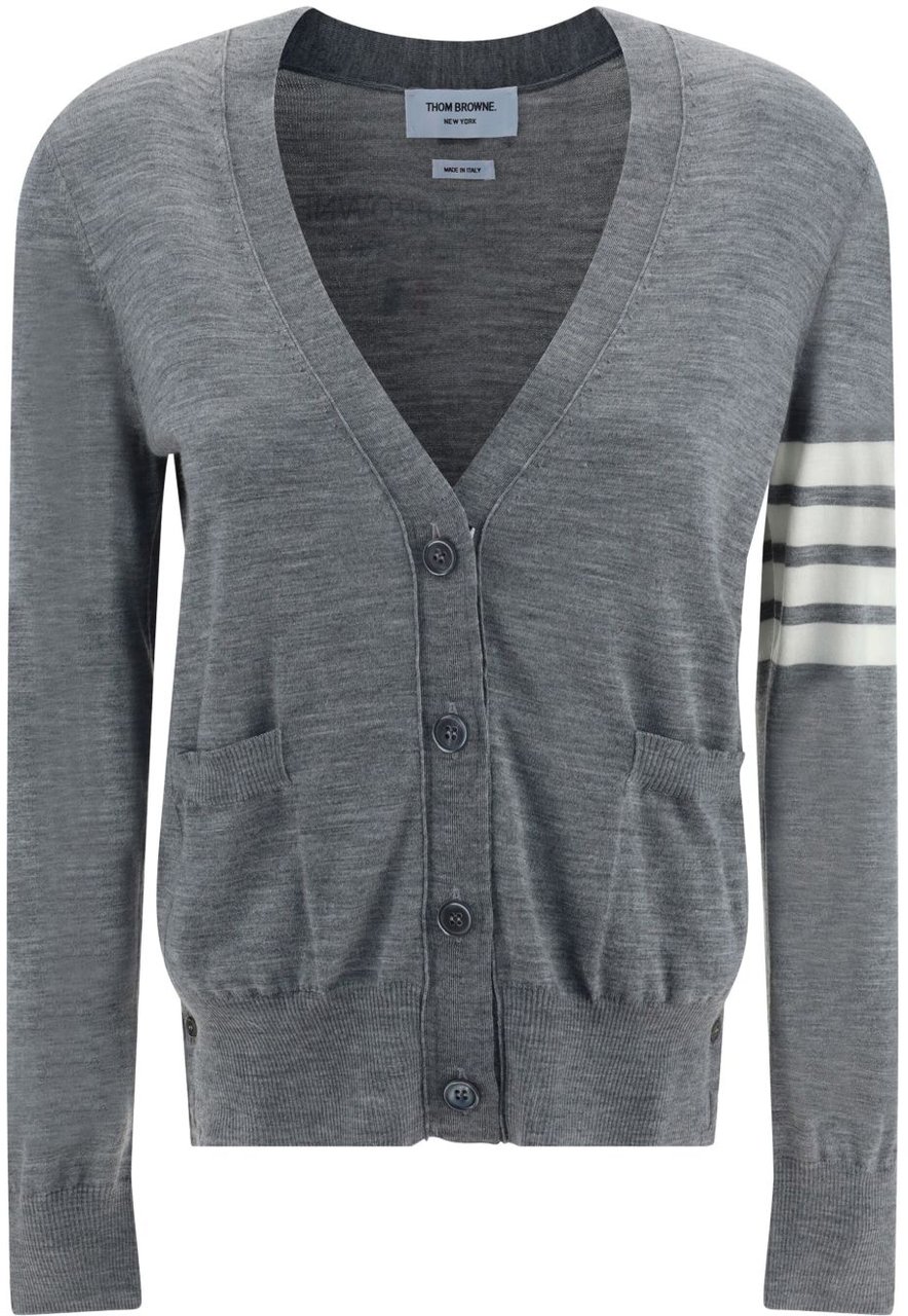 Thom Browne Sweaters Light Grey Grijs