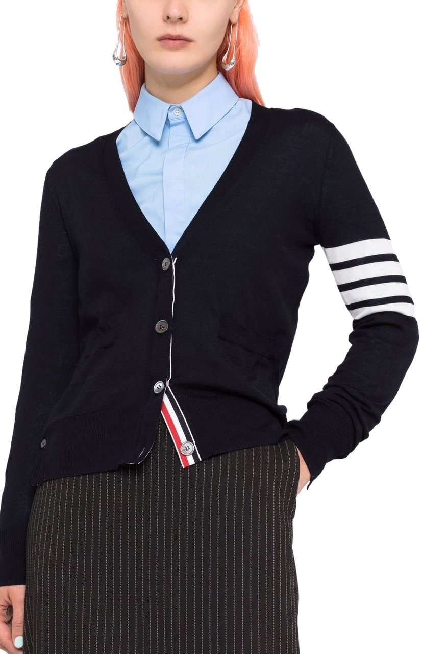 Thom Browne Sweaters Blue Blauw