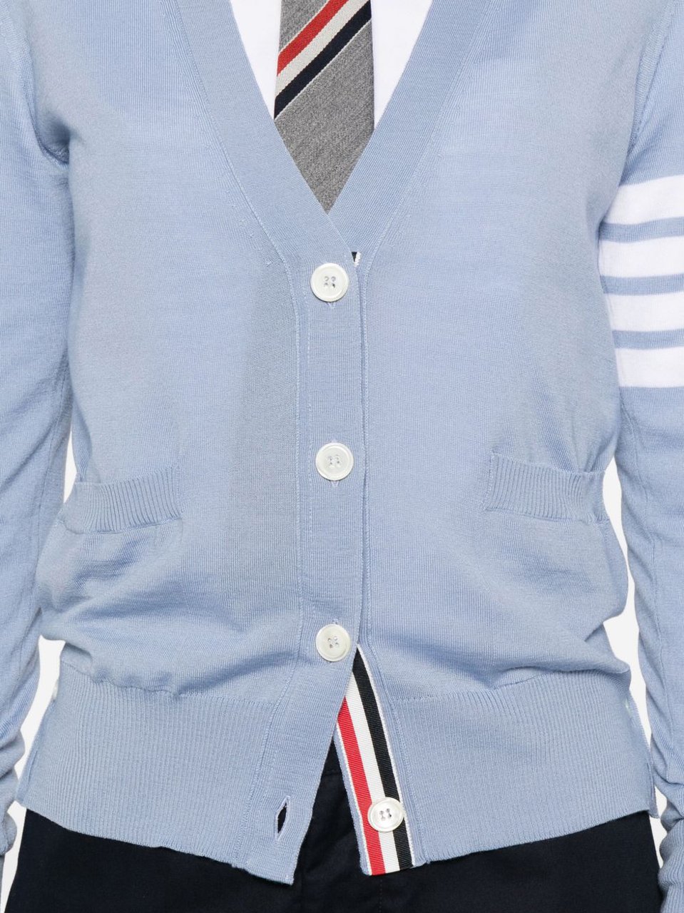 Thom Browne Sweaters Clear Blue Blauw