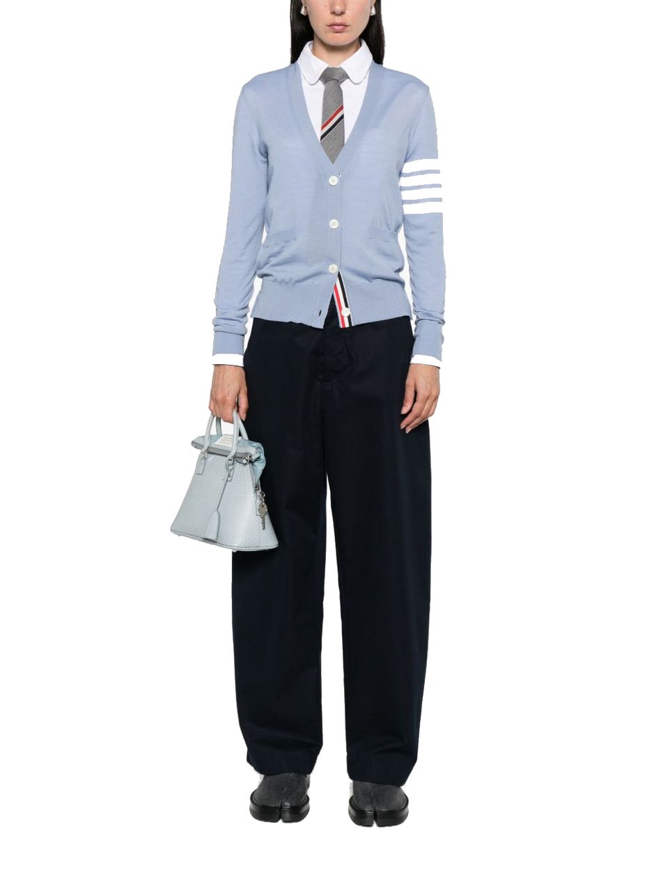 Thom Browne Sweaters Clear Blue Blauw