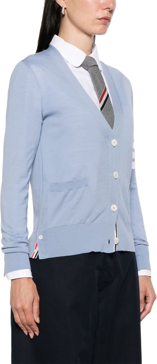 Thom Browne Sweaters Light Blue Lichtblauw