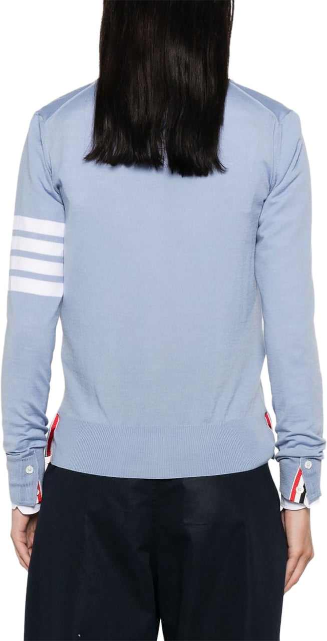 Thom Browne Sweaters Light Blue Lichtblauw