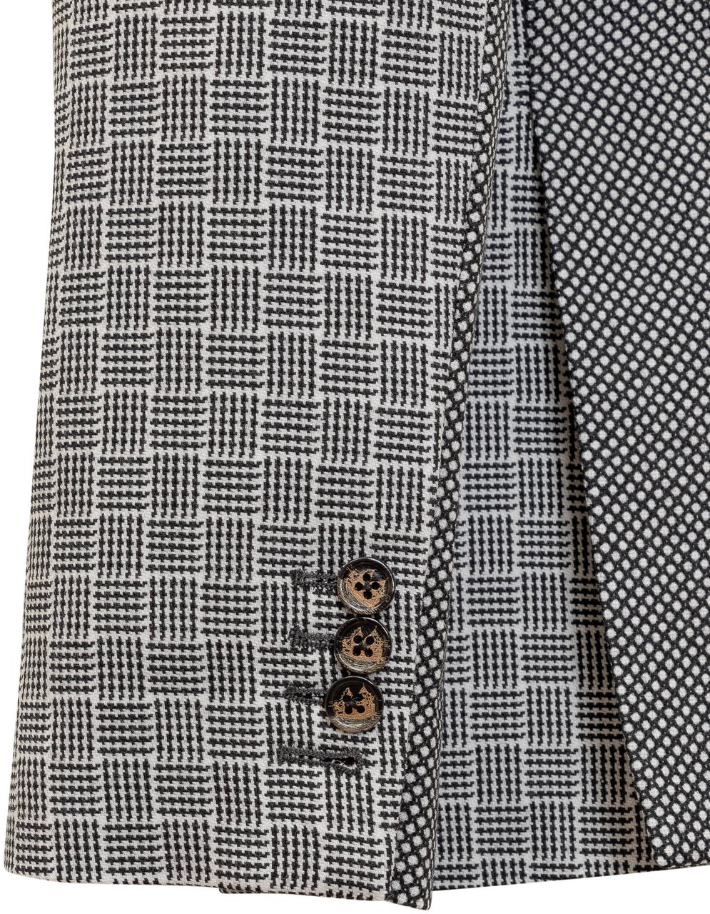 Thom Browne Giacca Cropped Grijs