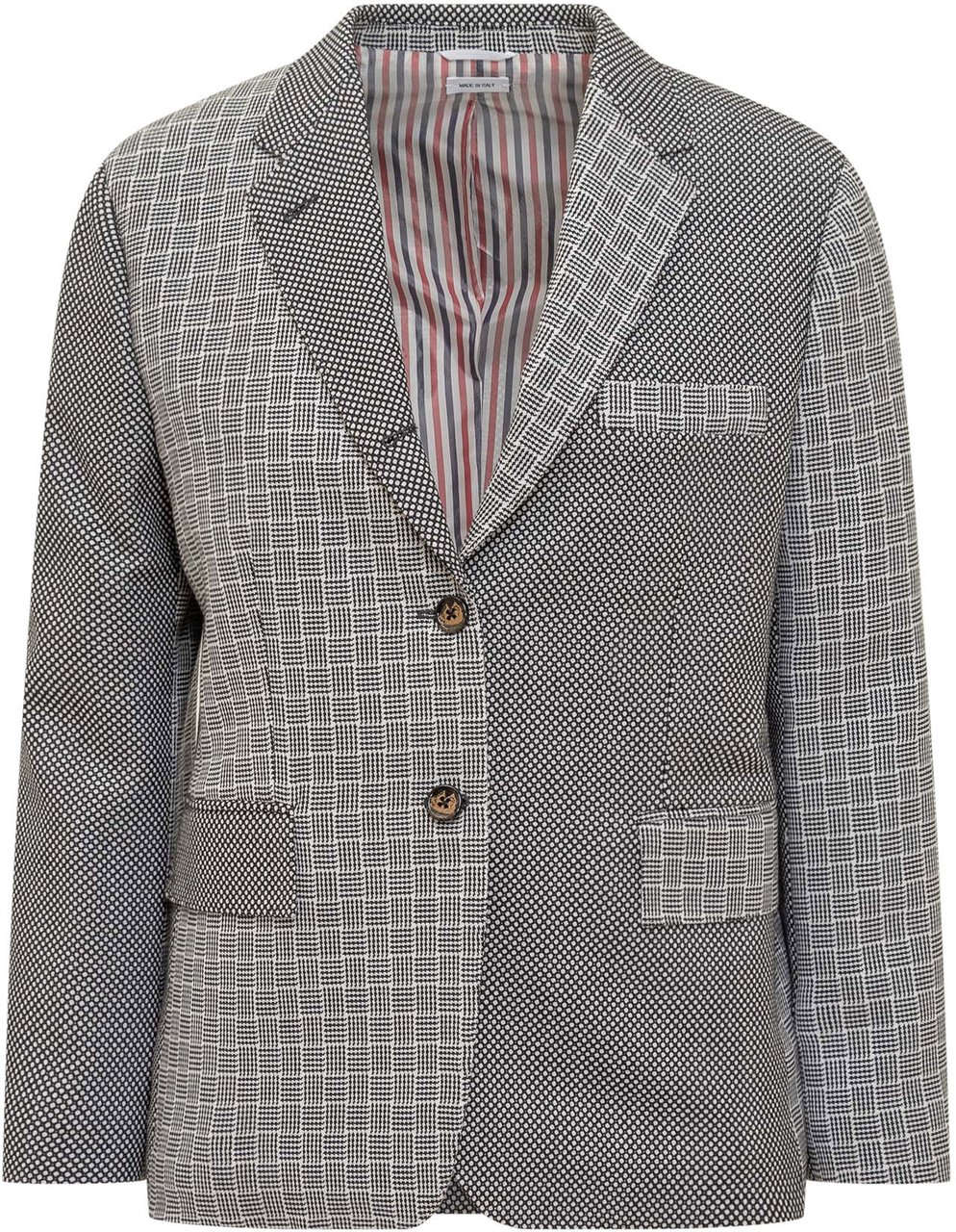 Thom Browne Giacca Cropped Grijs