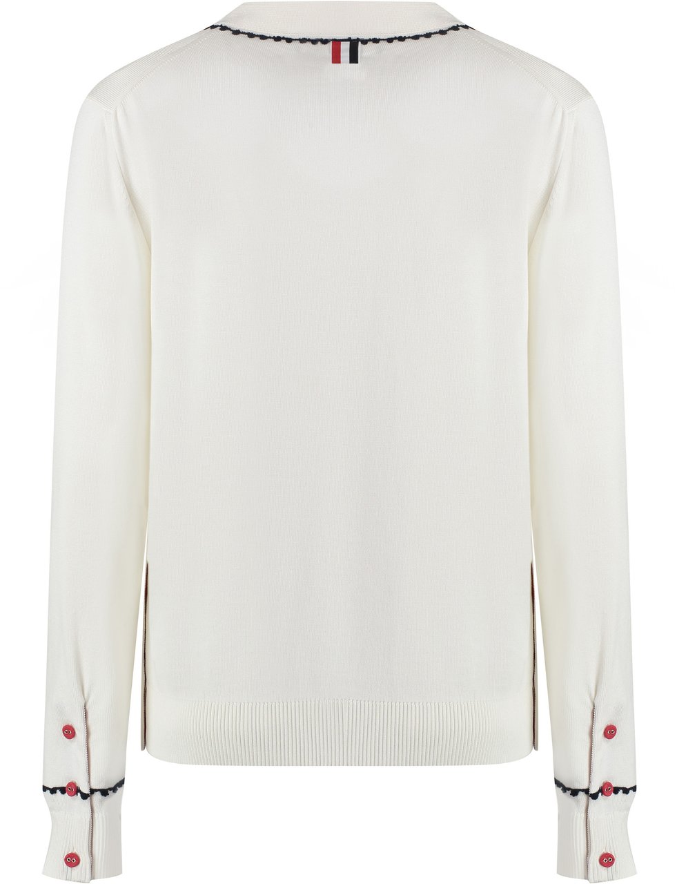 Thom Browne Cardigan in silk and cotton Wit
