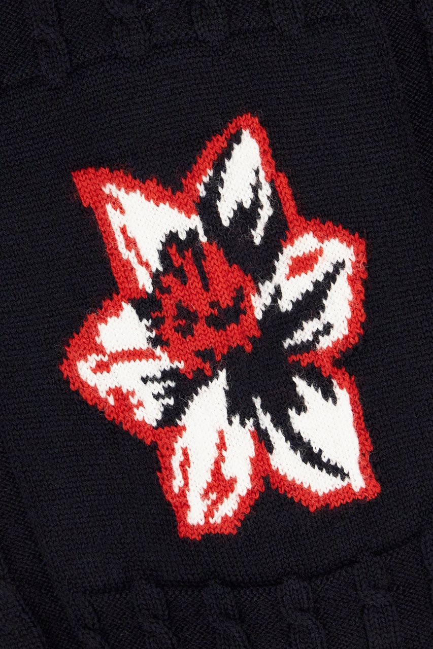 Thom Browne Thom Browne Embroidered wool cardigan Divers
