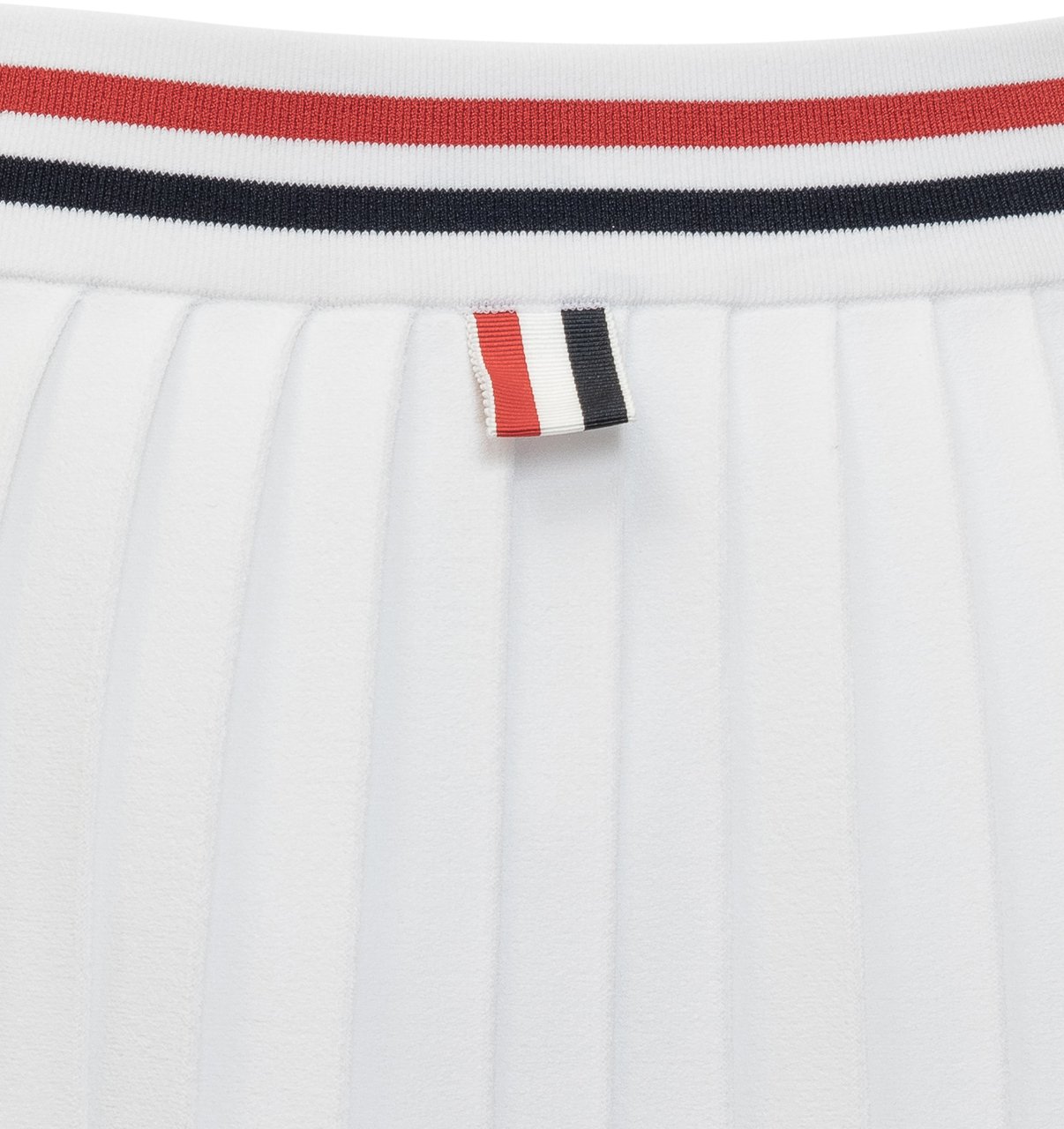 Thom Browne Gonna Plissettata Wit