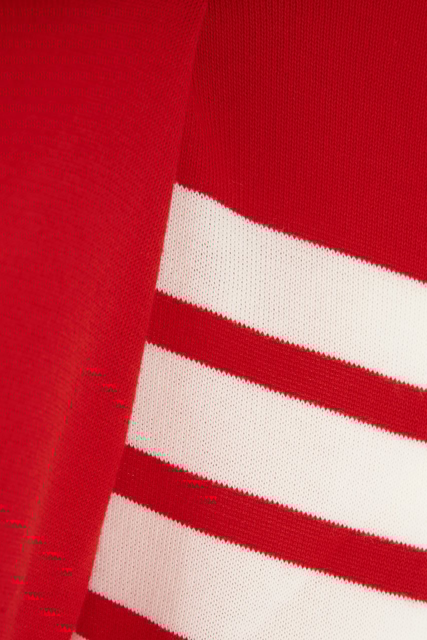 Thom Browne Thom Browne Red cotton polo shirt Rood