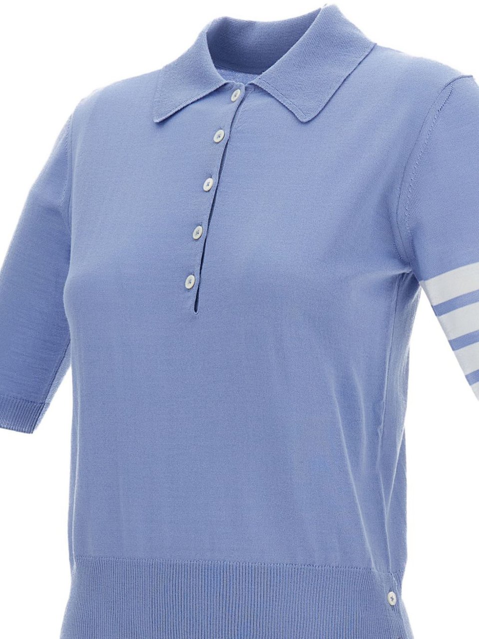 Thom Browne T-Shirts And Polos Light Blue Blauw