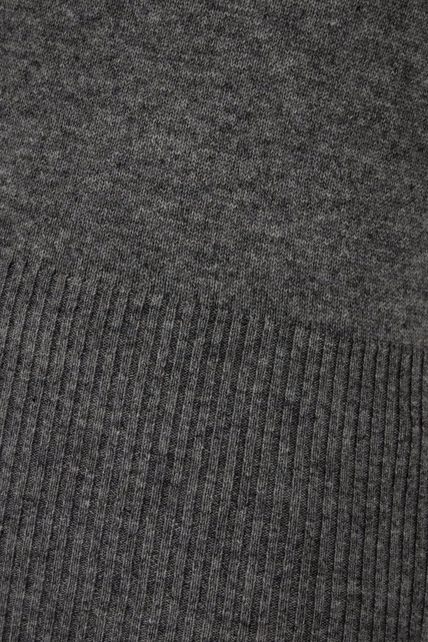 Thom Browne Thom Browne Dark grey cashmere sleeveless sweater Grijs