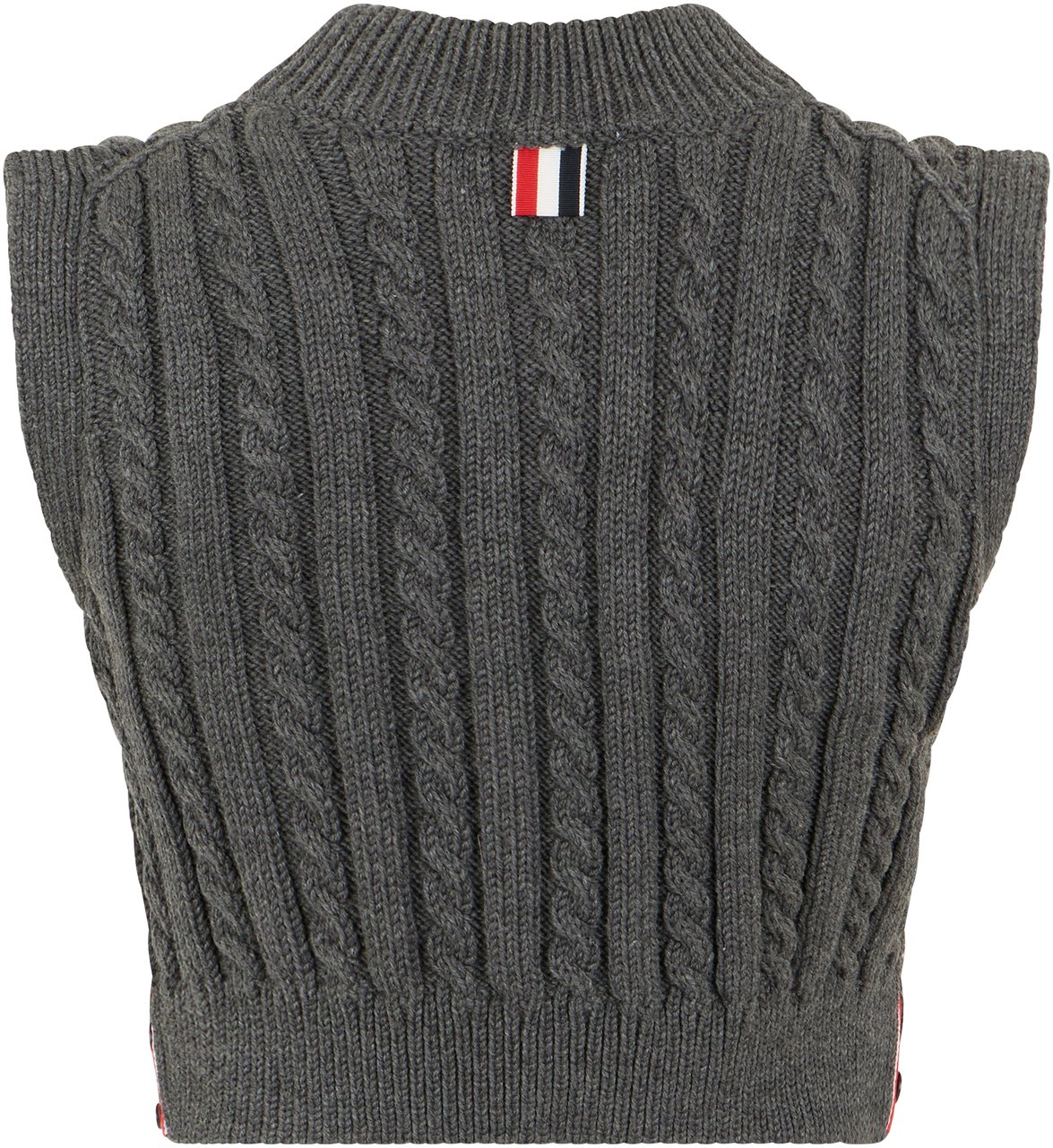 Thom Browne Woven wool vest Grijs