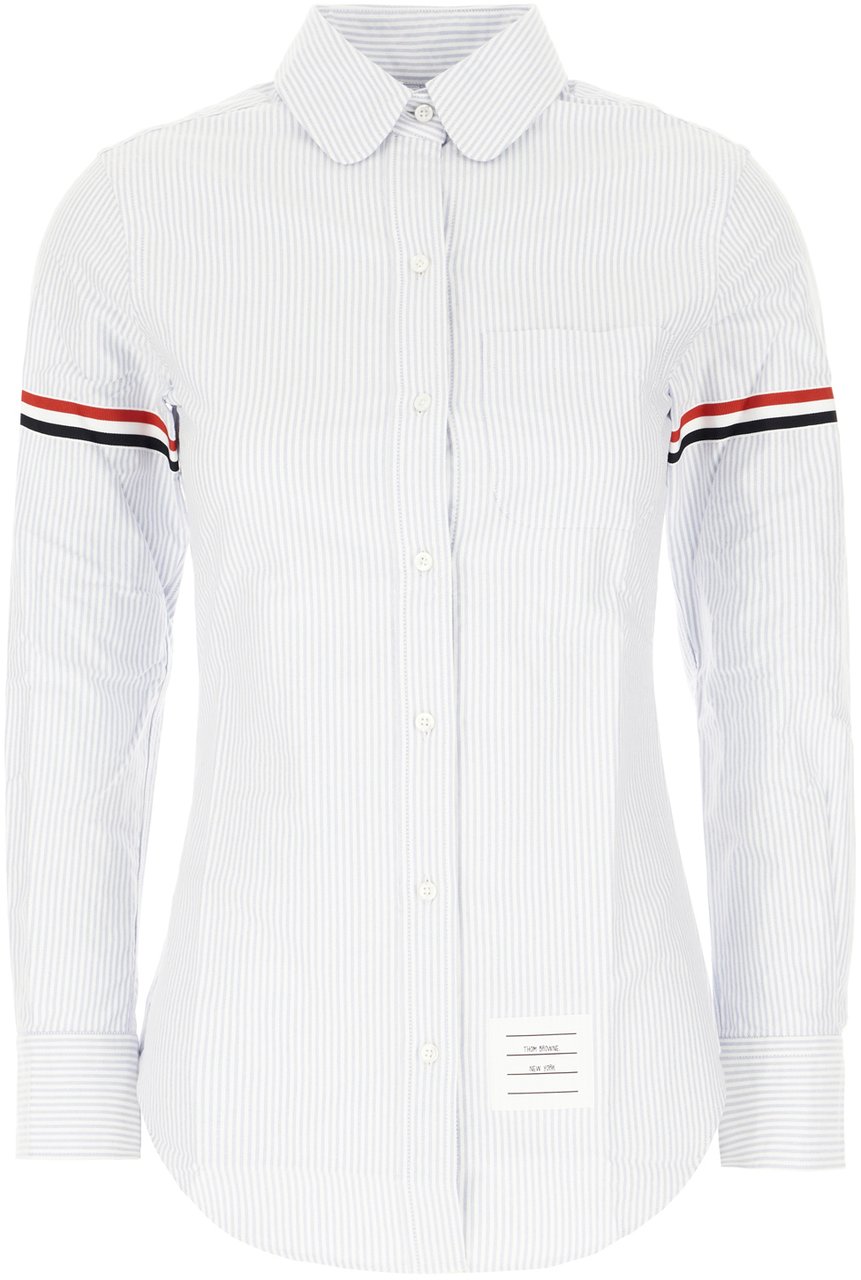Thom Browne Thom Browne Embroidered cotton shirt Divers