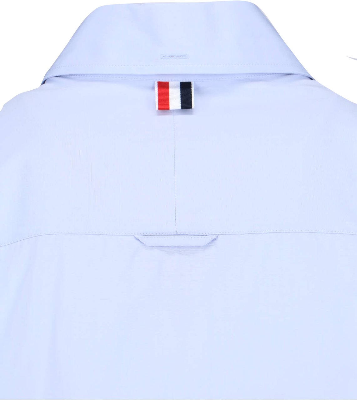 Thom Browne Supersized Point Collar Long Sleeve Shirt Blauw