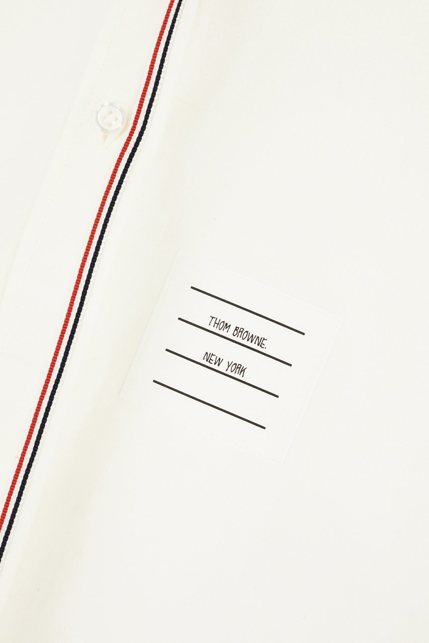 Thom Browne Thom Browne Sand cotton blend shirt Neutraal