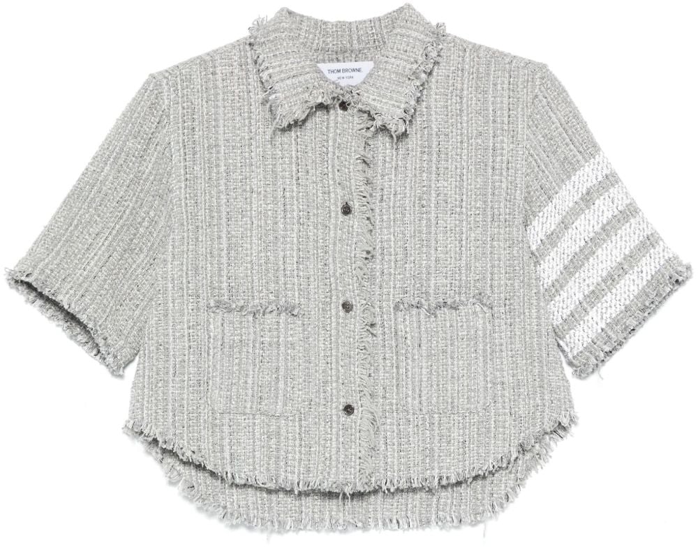 Thom Browne Shirts Grey Grijs