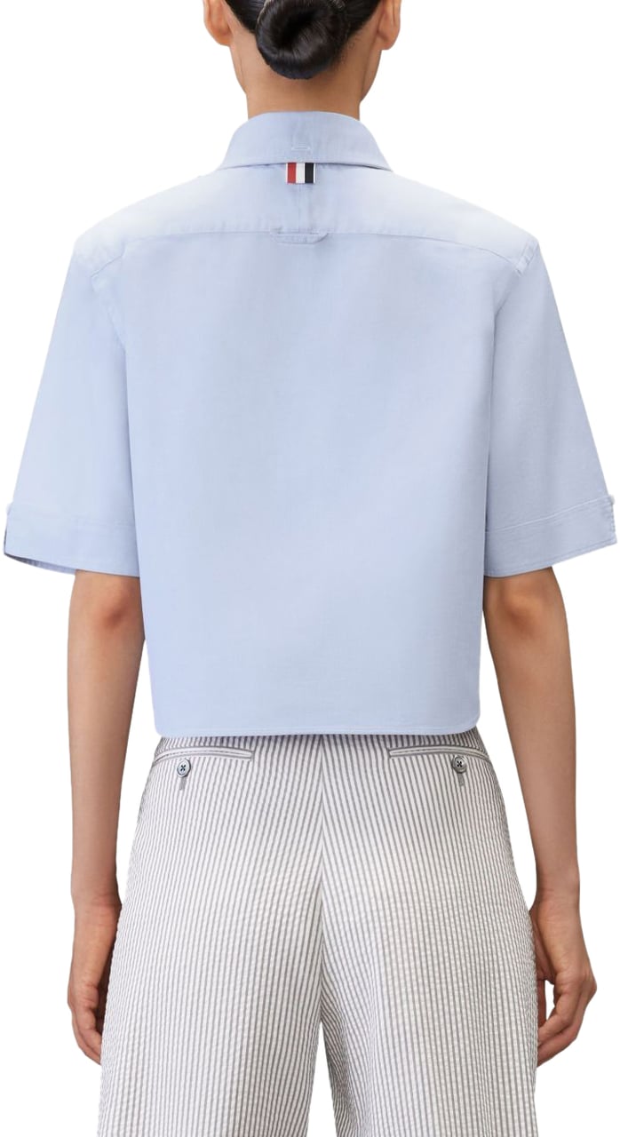 Thom Browne Shirts Clear Blue Blauw