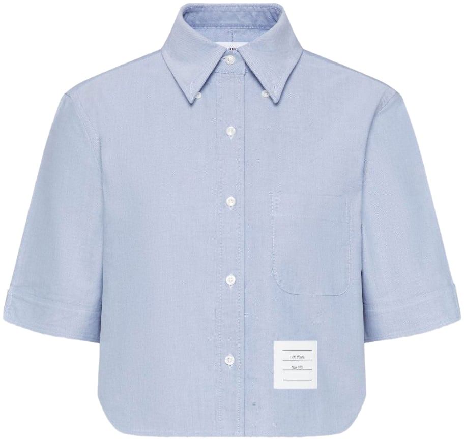 Thom Browne Shirts Clear Blue Blauw