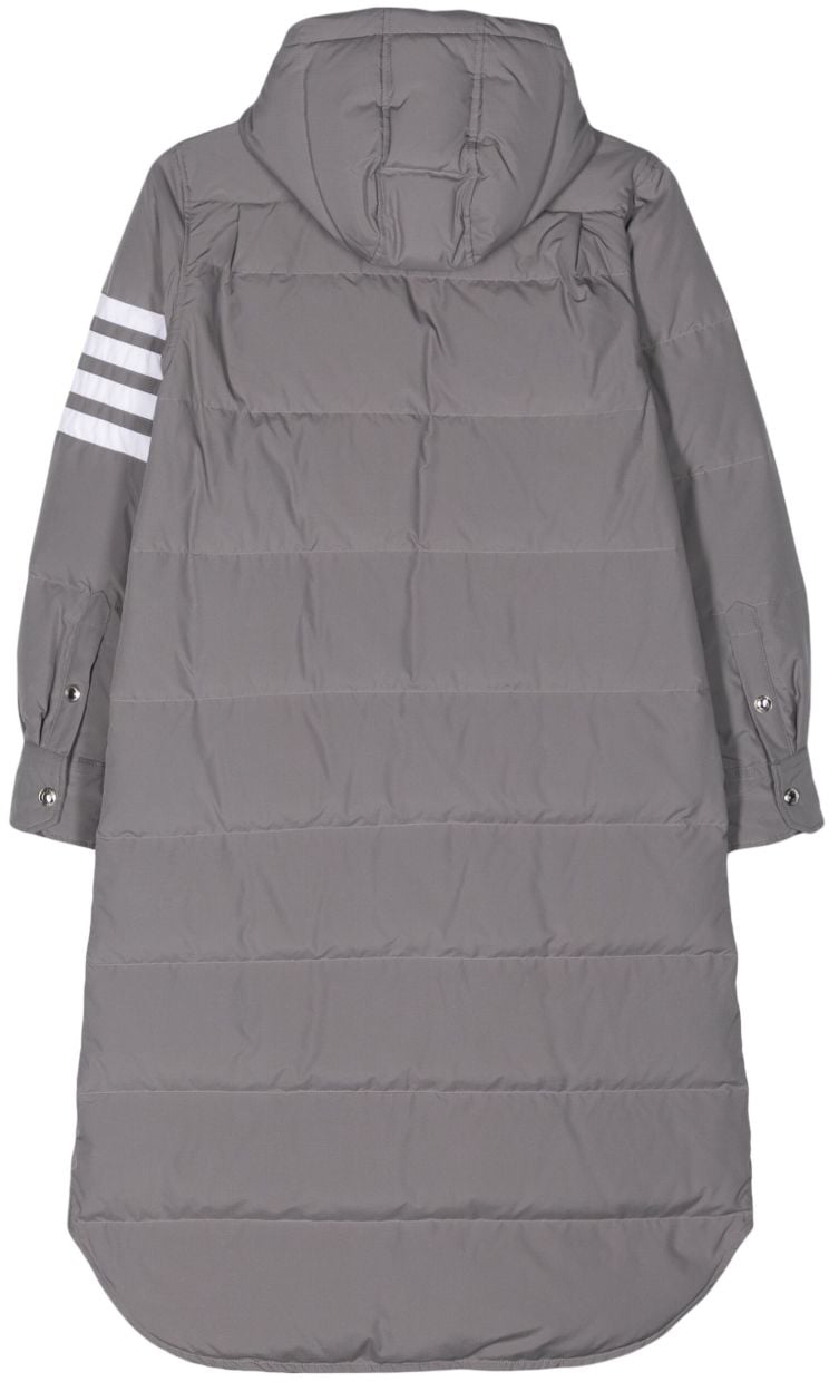 Thom Browne Coats Grey Grijs