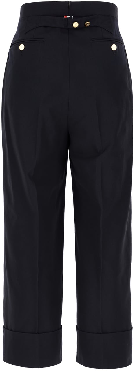 Thom Browne Thom Browne Midnight blue wool pants Blauw